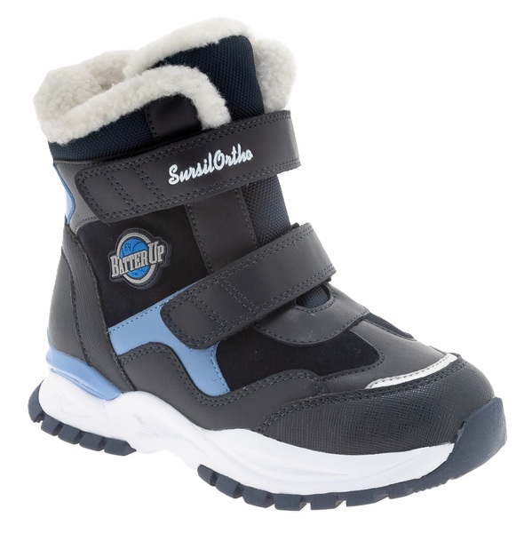 Ботинки ортопедические Сурсил-Орто с шерстью для мальчиков A35-230 синий/голубой.