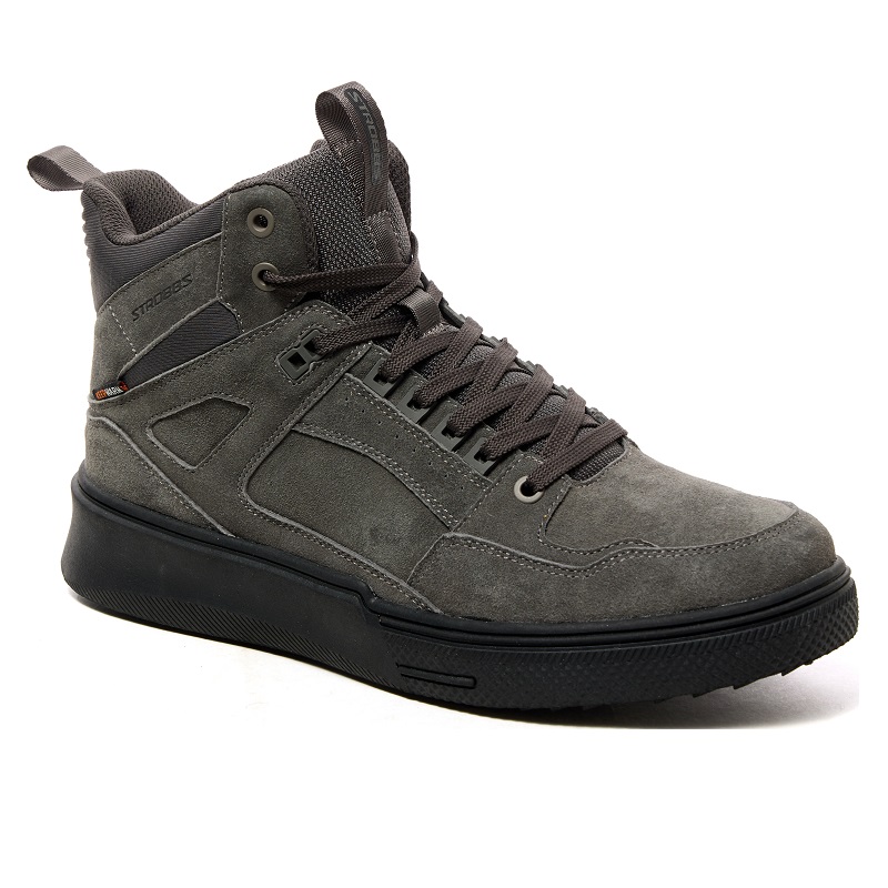 Кроссовки Strobbs с мехом мужские C9401-10 серые