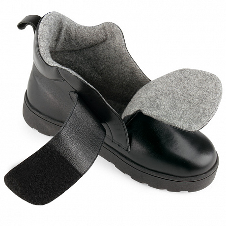 Полусапоги ортопедические Dr Thomas утепленные женские DTD-700-7 черные. Изображение 4 из 8