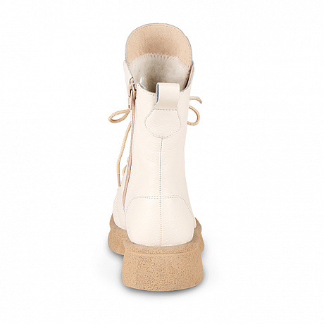 Полусапоги ортопедические Dr Thomas с шерстью женские с бежевые. Изображение 6 из 6