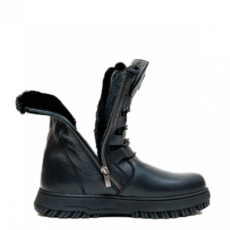 Полусапоги Orto-Care с мехом женские FW-60-25-22/2KM черные. Изображение 3 из 4