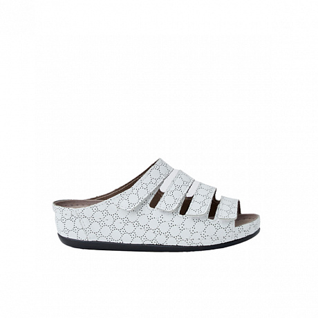 Сабо Luomma повседневные женские LM-703.005А ажур белый. Изображение 2 из 4