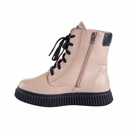 Полусапоги ортопедические Dr Thomas утепленные женские DTD-615-4 бежевые. Изображение 4 из 6