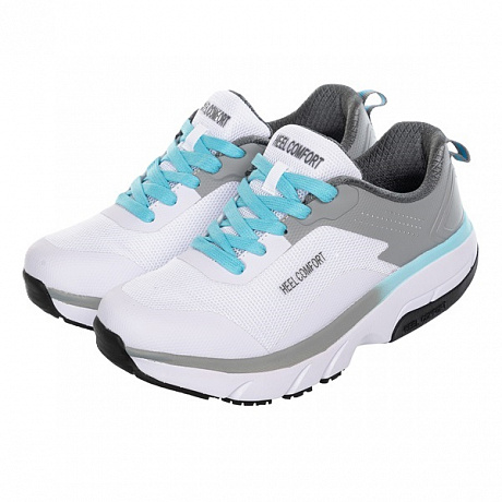 Кроссовки ортопедические Heel Comfort женские HC-23089 белый/серый. Изображение 3 из 4