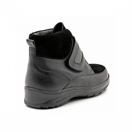 Полусапоги ортопедические Ортомода утепленные женские 82415-Х-С-101-24 черные. Изображение 2 из 4