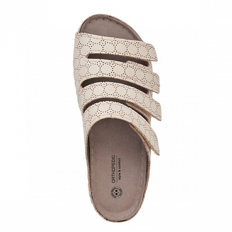 Сабо Luomma повседневные женские LM-703.002А ажур бежевый. Изображение 4 из 4