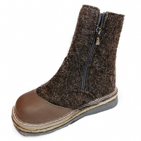 Унтоваленки Фома шерсть для мальчиков 33364*С серые. Изображение 2 из 2