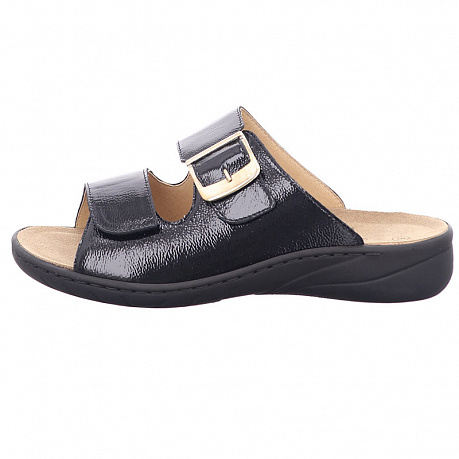 Сабо Solidus Wellness Special женские 20187-G-00691 черный лак. Изображение 2 из 6