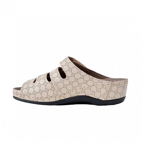 Сабо Luomma повседневные женские LM-703.002А ажур бежевый. Изображение 3 из 4