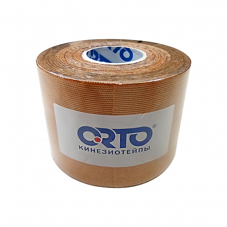 Кинезиотейп Orto из вискозы Хайтек/бежевый. Изображение 2 из 3