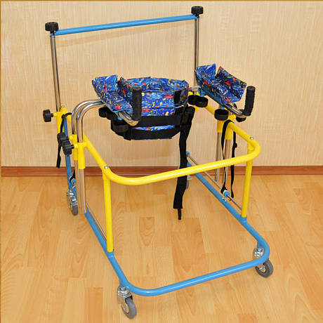 Ходунки-опоры Армед на 4-х колесах с сидением и корзиной FS966LH. Изображение 2 из 2