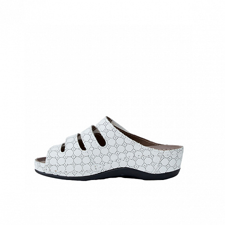 Сабо Luomma повседневные женские LM-703.005А ажур белый. Изображение 3 из 4