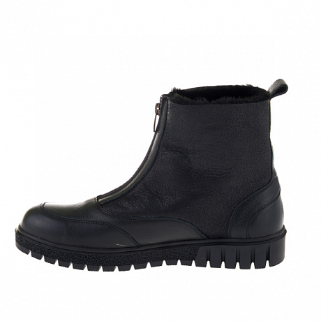 Полусапоги OrtoCare с мехом женские FW-4-22-22/2DM черные. Изображение 3 из 5