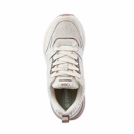 Кроссовки Strobbs женские F7531-12 бежевые. Изображение 5 из 7