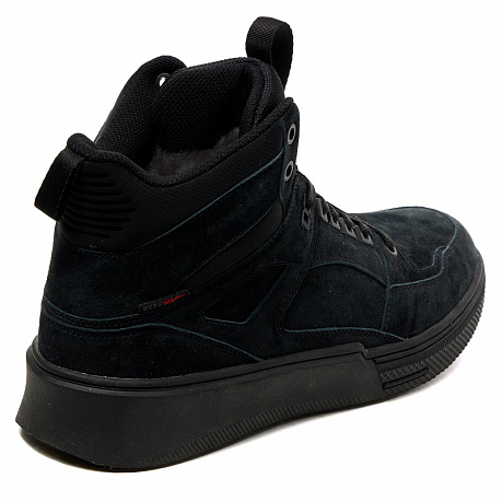 Кроссовки Strobbs с мехом мужские C9401-3 черные. Изображение 2 из 3