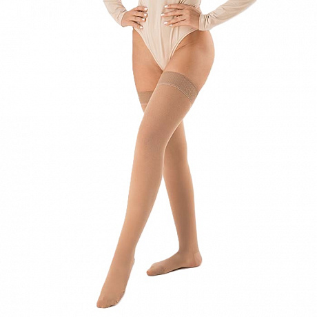 Чулки компрессионные Evolution 1 класс компрессии ТК.931 с закрытым носком стандартные. Изображение 5 из 5