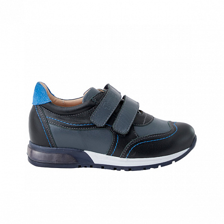 Кроссовки ортопедические Твики для мальчиков TW-435-1 черный/серый со светодиодами. Изображение 2 из 4