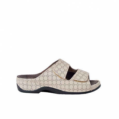 Сабо Luomma повседневные женские LM-701.002А ажур бежевый. Изображение 2 из 4