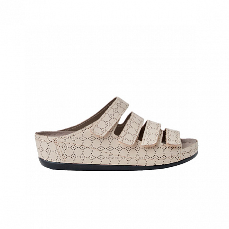 Сабо Luomma повседневные женские LM-703.002А ажур бежевый. Изображение 2 из 4